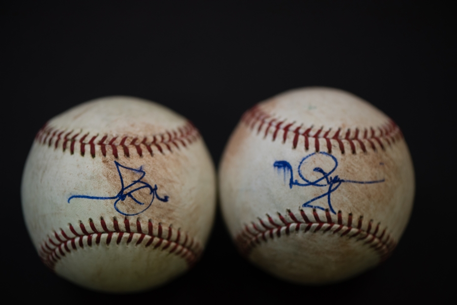 Lot Of 2 Mark McGwire Signed Baseballs