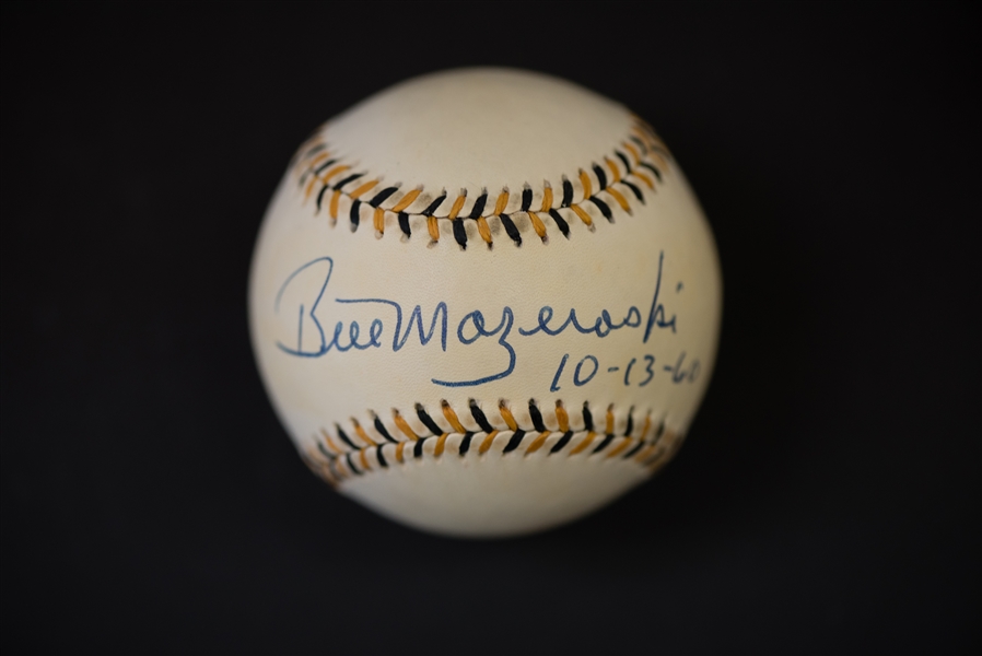 Bill Mazeroski Signed 1994 All Star Game Baseball W/ Stand - JSA