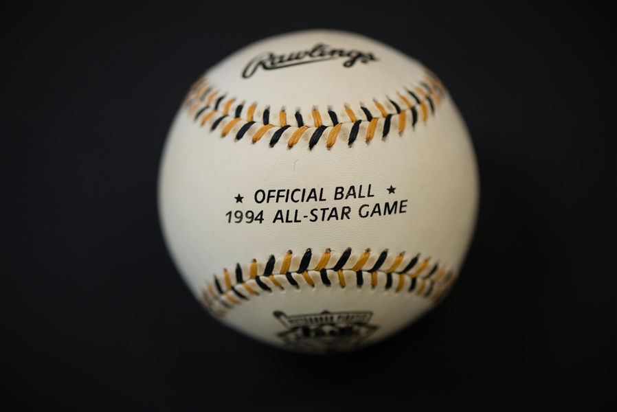 Bill Mazeroski Signed 1994 All Star Game Baseball W/ Stand - JSA