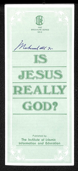 Muhammad Ali Signed Religious Pamphlet - JSA