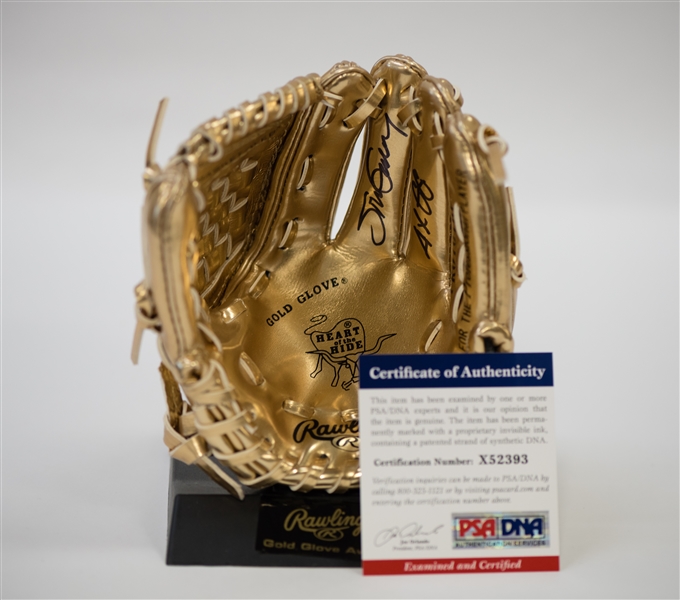 Steve Garvey Signed Mini Gold Glove Award - PSA