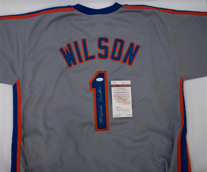 Mookie Wilson Signed Jersey - JSA