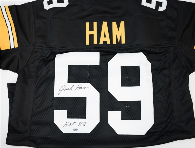 Jack Ham Signed Steelers Jersey - Leaf