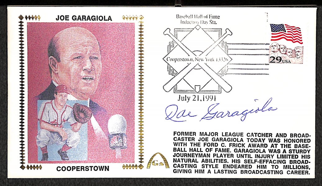 Lot Of 3 Signed First Day Covers w. Ripken - JSA