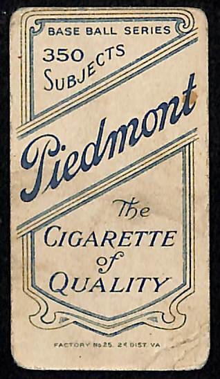 1909 T206 Chief Bender Pitching With Trees Piedmont Card