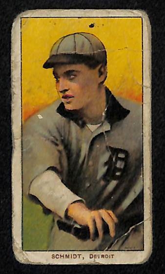 Lot Of 5 1909 T206 Cards w. Schmidt