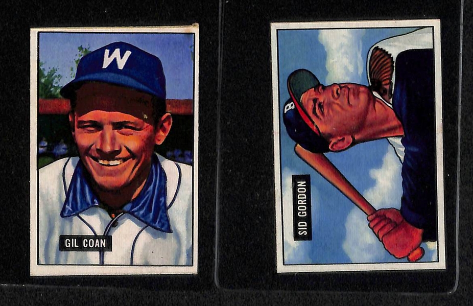 Lot Of 11 1951 Bowman Cards w. Mitchell