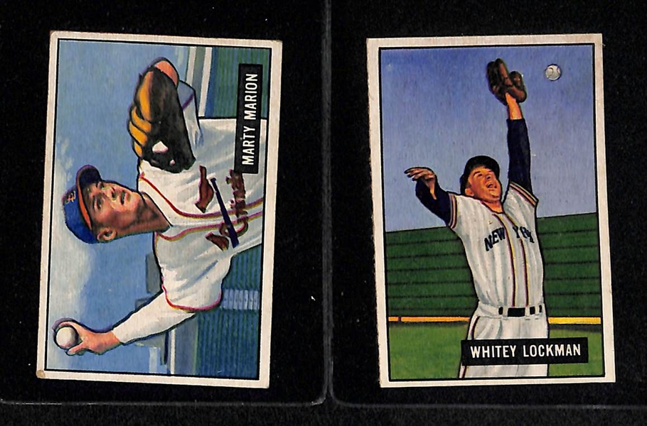 Lot Of 11 1951 Bowman Cards w. Konstanty