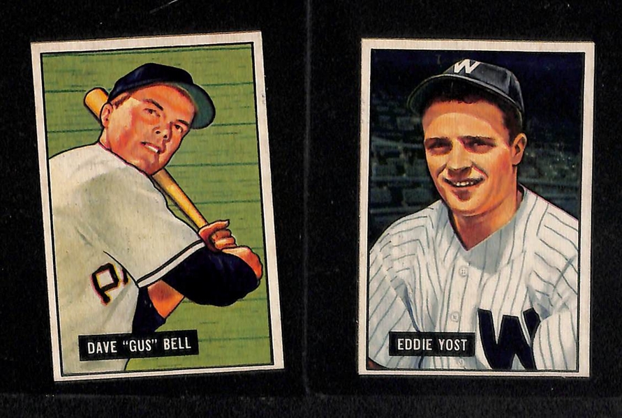 Lot Of 11 1951 Bowman Cards w. Konstanty