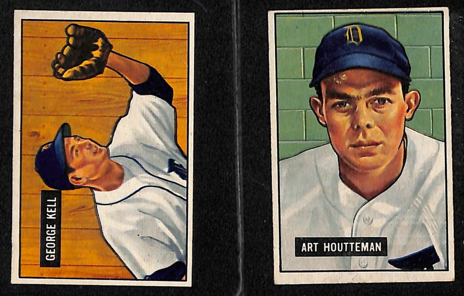 Lot Of 11 1951 Bowman Cards w. Kell