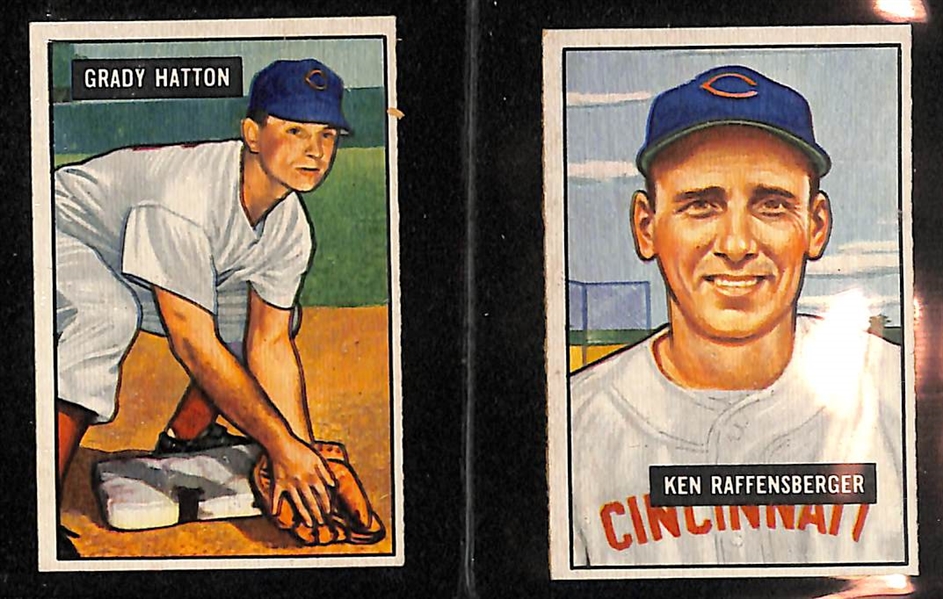 Lot Of 11 1951 Bowman Cards w. Kell