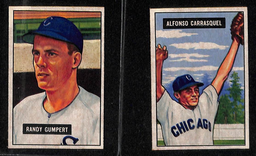 Lot Of 11 1951 Bowman Cards w. Kell
