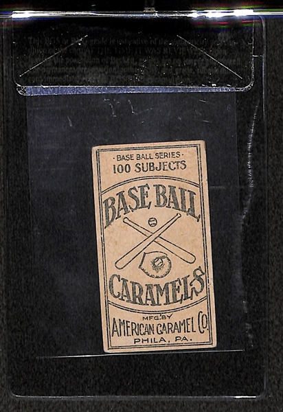 1910 E90-2 American Caramel Fred Clarke Card BVG 2.5