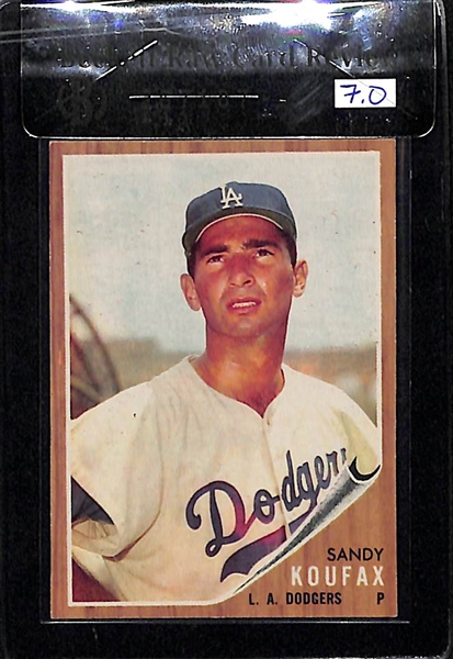 1962 Topps Sandy Koufax Card BVG 7.0