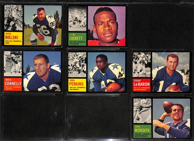 1962 Topps Football Partial Set Of 137 Cards