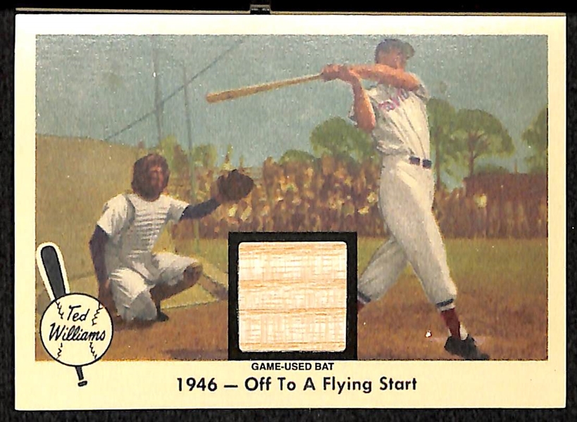 2004 Fleer Ted Williams Bat Relic Card 8/9