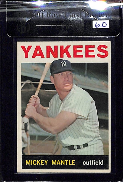1964 Topps Mickey Mantle Card BVG 6.0