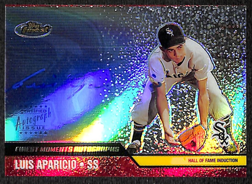 Lot Of 5 2002 Topps Finest Auto Cards W/ Berra