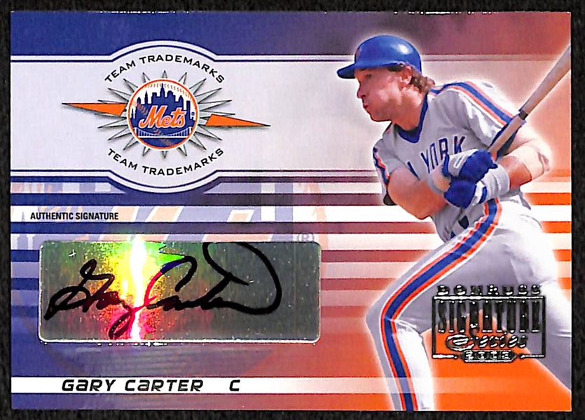 HOF Baseball Auto Lot Of 7 Cards W/ Carter