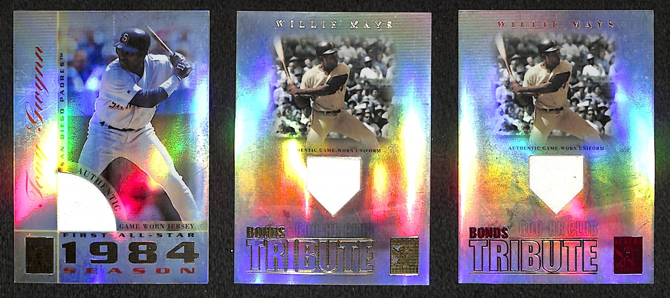Lot Of 13 Topps Tribute Relic Cards W/ Willie Mays