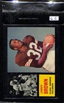 1962 Topps Jim Brown Card BVG 6.5