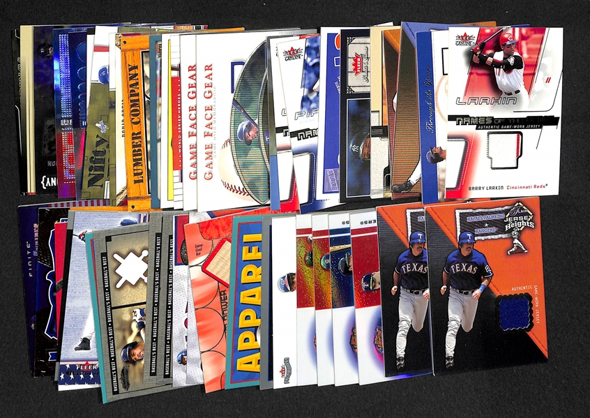 Lot Of 50 Baseball Stars Relic Cards W/ Alex Rodriguez