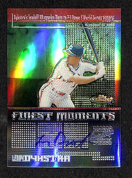 Lof Of 25 Baseball Stars Auto Cards W/ Mauer