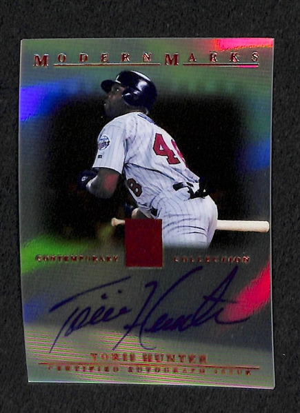 Lof Of 25 Baseball Stars Auto Cards W/ Mauer