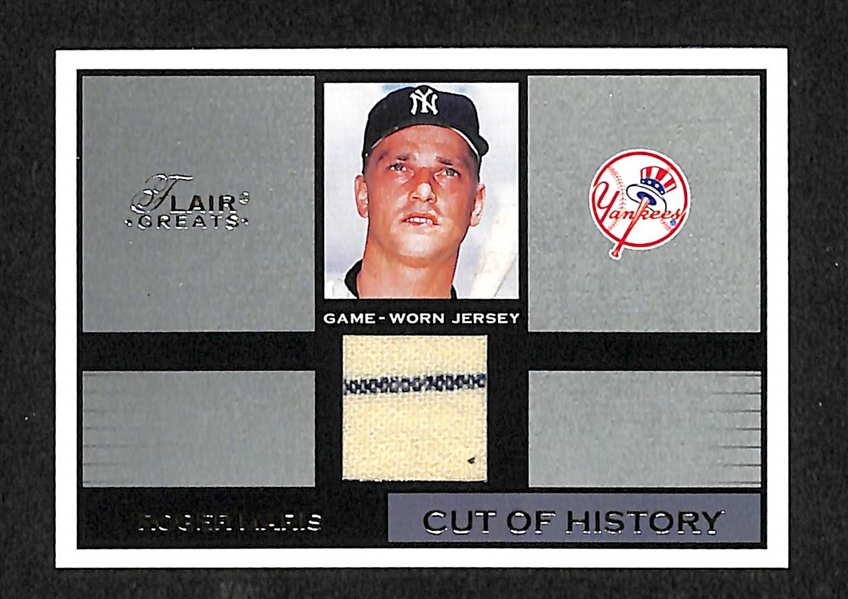 Lot Of 50 Baseball Stars & HOF Relic Cards