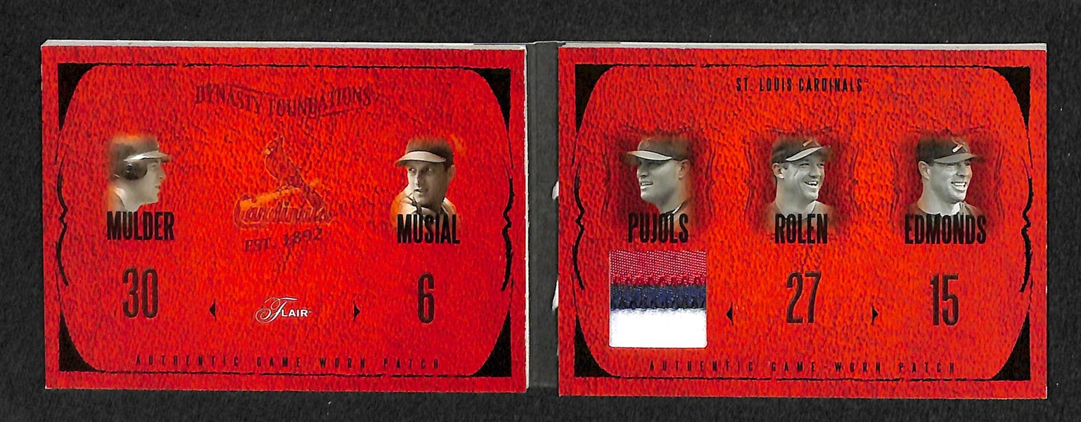 Lot Of 50 Baseball Stars & HOF Relic Cards