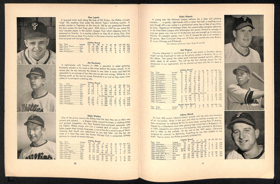 1949 Phillies Yearbook