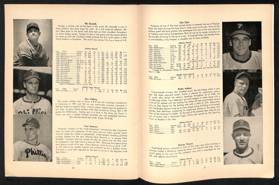1949 Phillies Yearbook
