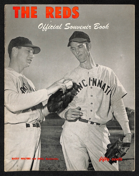 1947-49 Cincinnati Reds Lot Of 3 Yearbooks
