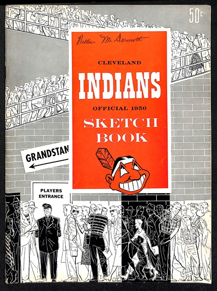 Lot Of 4 Vintage Yearbooks & Programs c. 1948-1951 - Indians