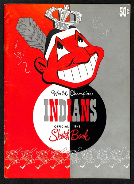Lot Of 4 Vintage Yearbooks & Programs c. 1948-1951 - Indians