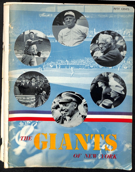 Lot Of 4 Yearbooks & Scorecards c. 1947 & 1964/65 - Phillies & NY Giants