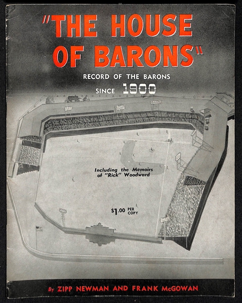 Lot Of 5 Vintage Minor League Yearbooks c. 1940s