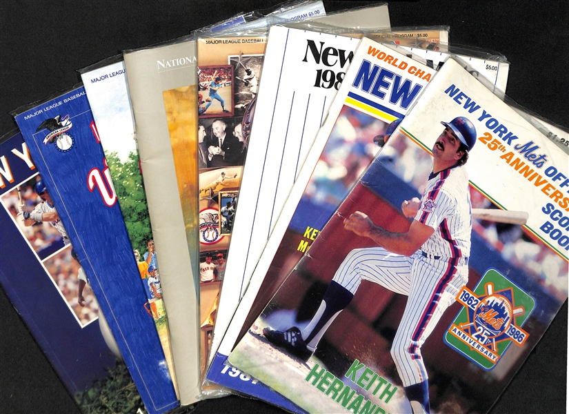 Lot Of 8 1980's Programs & Magazines