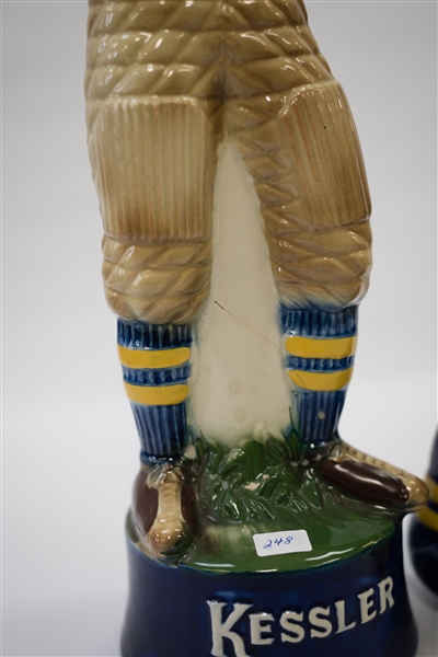 Kessler Whiskey Vintage Football Decanter