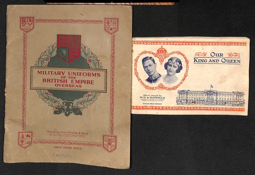 Mid 1930's King & Queen And Military Uniforms Card Booklets - Complete Set!