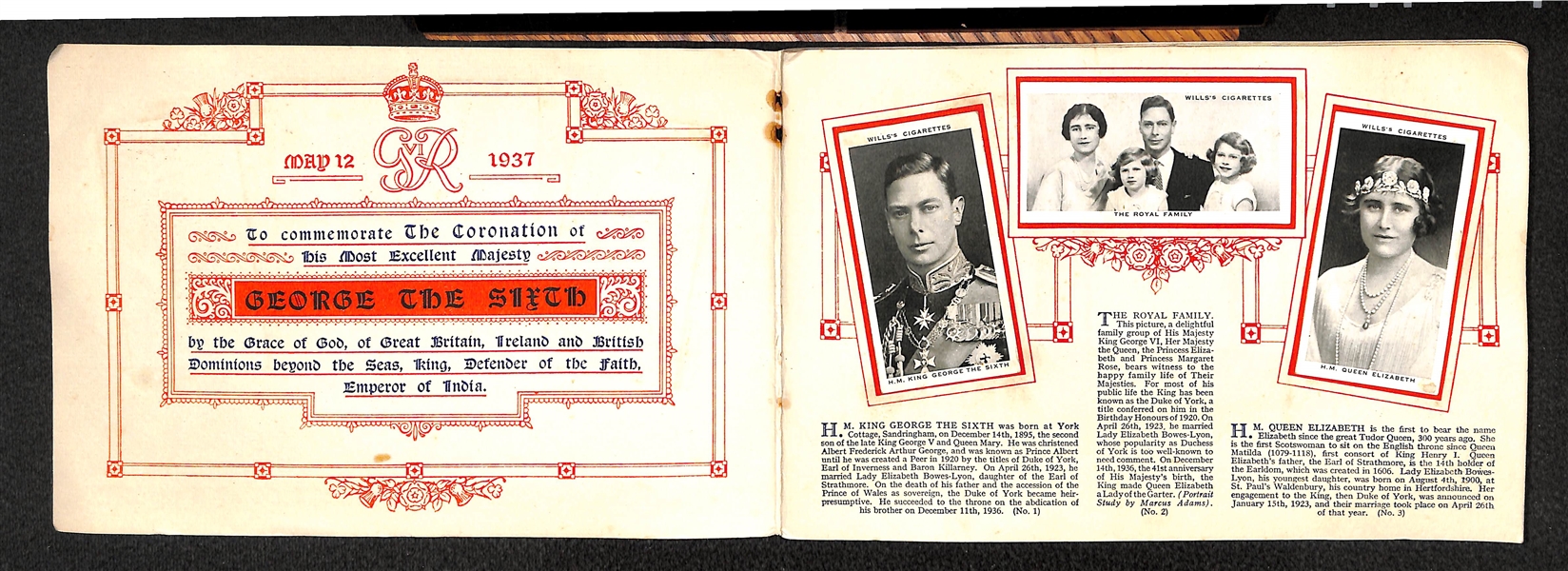 Mid 1930's King & Queen And Military Uniforms Card Booklets - Complete Set!