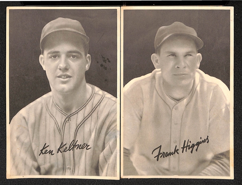 Lot Of 10 1939 Goudey Premium Photo Cards W/ Gomez