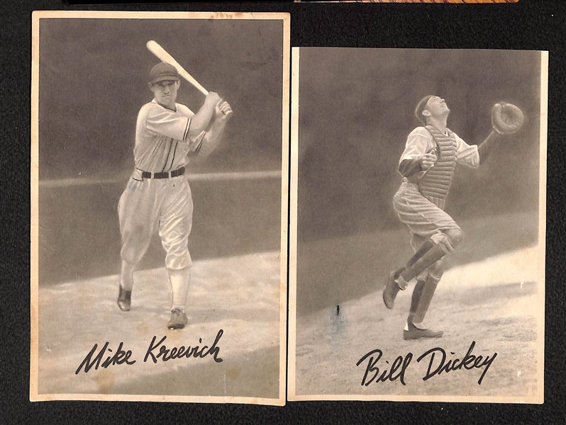 Lot Of 10 1939 Goudey Premium Photo Cards W/ Gomez