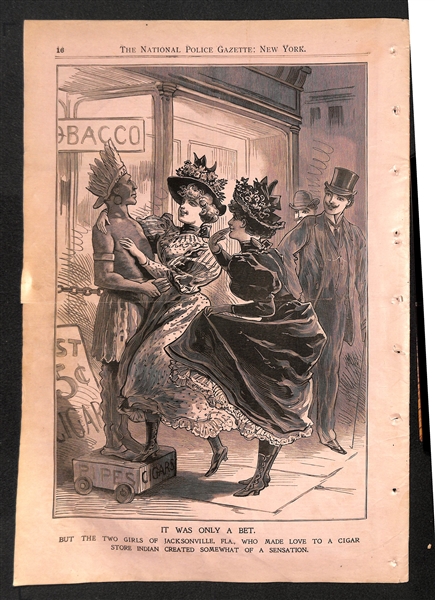Early 1900's Police Gazette Partials