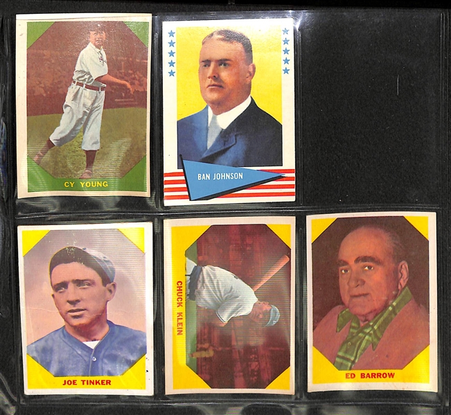 Lot of 67 1960-1963 Baseball Cards - Fleer & Post