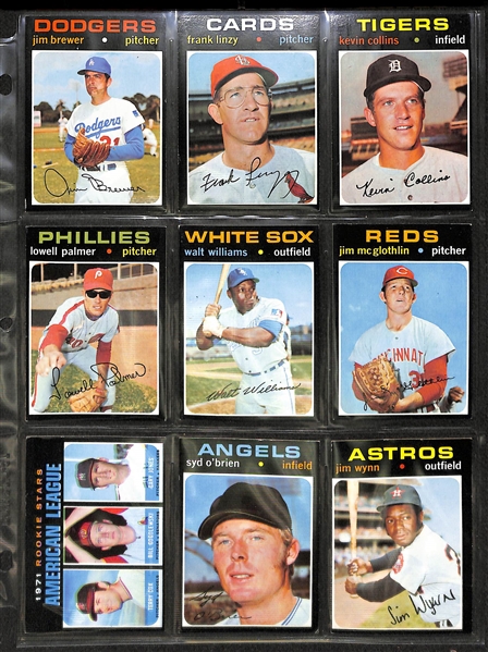 Lot of 540 - 1971 Topps Baseball Cards Loaded with Stars