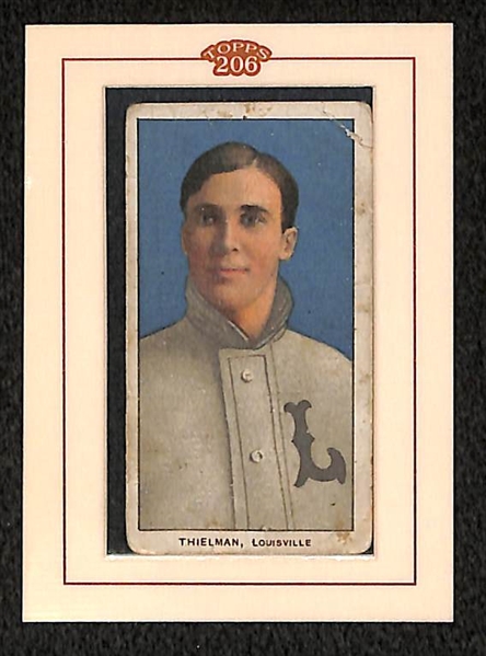 Lot Of 3 Topps 206 Framed 1909 T206 Cards