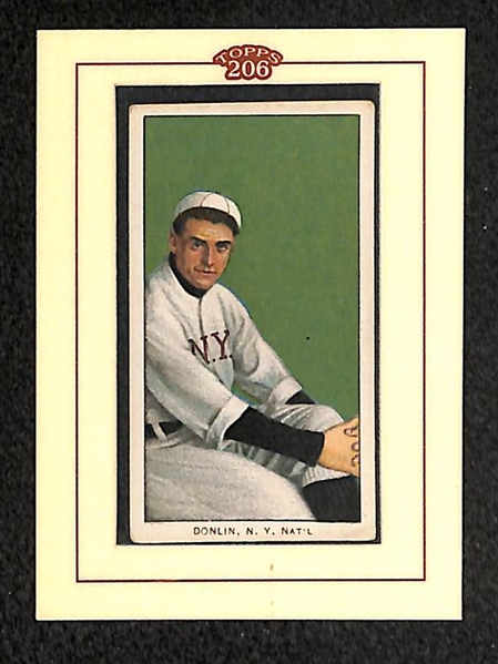 Lot Of 3 Topps 206 Framed 1909 T206 Cards