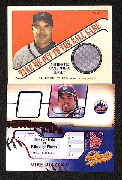 Lot Of 50 Baseball Stars Relic Cards