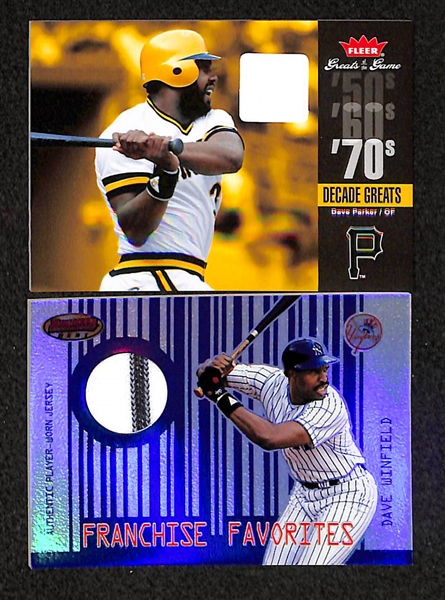 Lot Of 50 Baseball Stars Relic Cards
